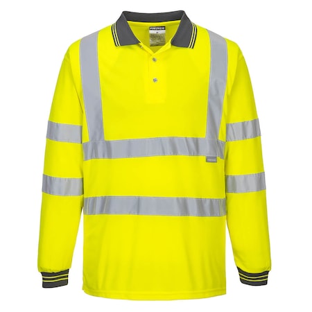 Portwest Hi-Vis Polo Shirt L/S, L S277