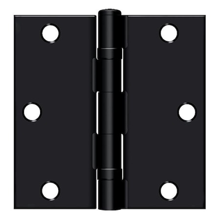 Deltana Black Door and Butt Hinge S35BBU1B-R