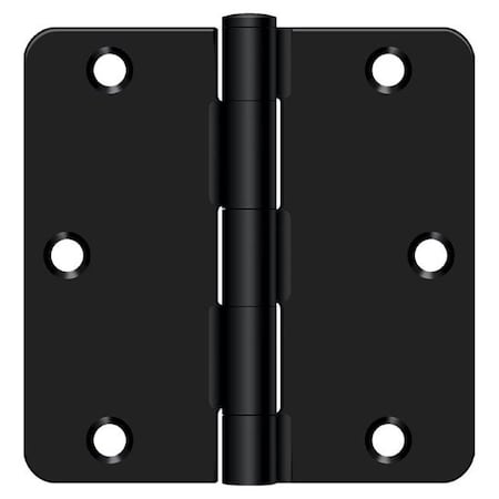 Deltana Black Radius Hinge, Holes per Leaf: 3 S35R41B