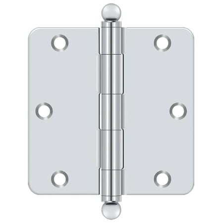 Deltana Bright Chrome Radius Hinge S35R426-BT