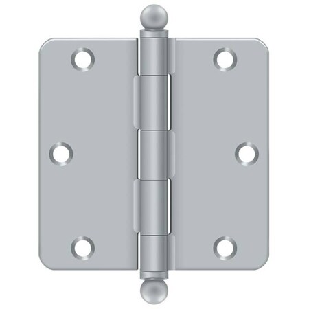 Deltana Satin Chrome Door and Butt Hinge S35R426D-BT