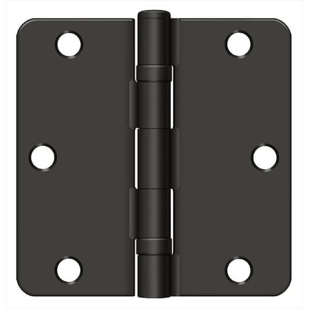 Deltana Oil Rubbed Bronze Radius Hinge S35R4BB10B