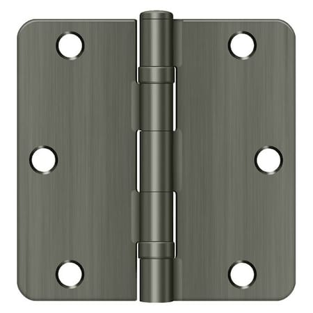 Deltana Antique Nickel Door and Butt Hinge S35R4BB15A
