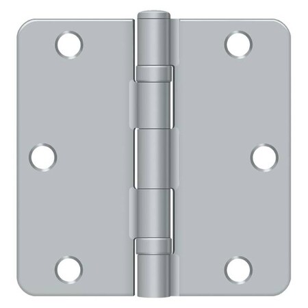 Deltana Satin Chrome Door and Butt Hinge S35R4BB26D