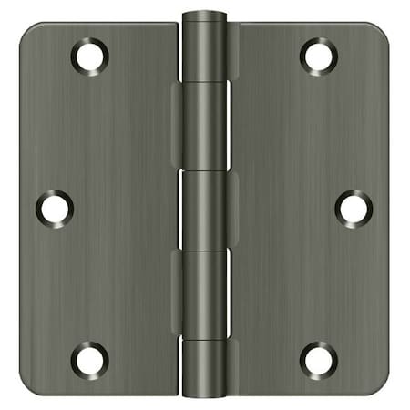 Deltana Antique Nickel Door and Butt Hinge S35R4BK15A