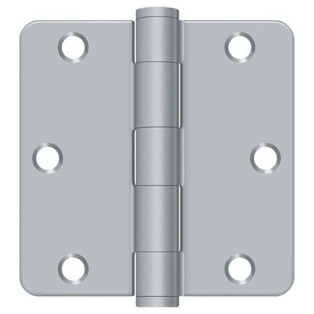 Deltana Satin Chrome Door and Butt Hinge S35R4HD26D