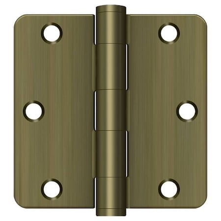 Deltana Antique Brass Door and Butt Hinge S35R4HD5