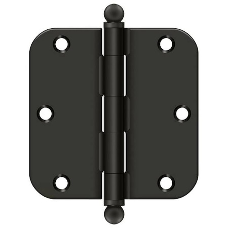 DELTANA Oil Rubbed Bronze Door and Butt Hinge S35R510B-BT