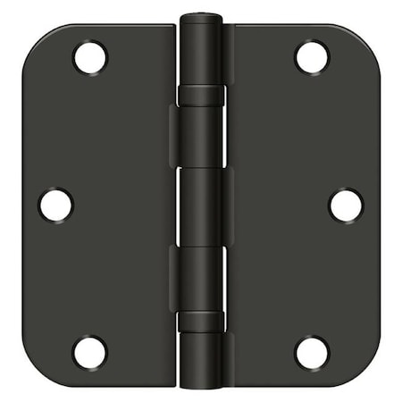 DELTANA Oil Rubbed Bronze Radius Hinge S35R5BB10B