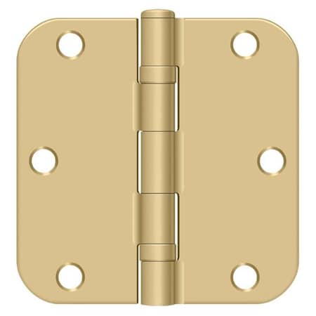 Deltana Satin Brass Door and Butt Hinge S35R5BB4