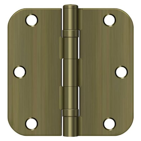 Deltana Antique Brass Radius Hinge S35R5BB5