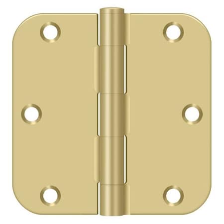 DELTANA Satin Brass Door and Butt Hinge S35R5BK3/4