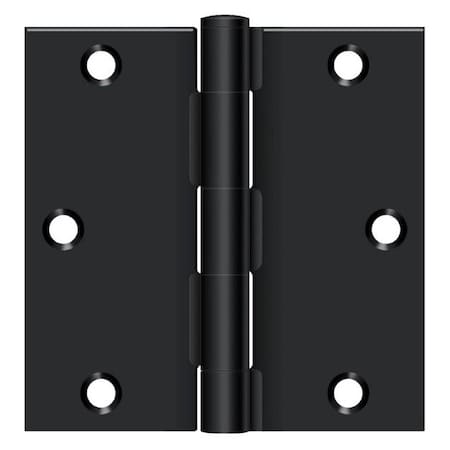 Deltana Black Door and Butt Hinge S35U1B-R