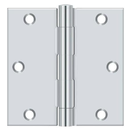 Deltana Bright Chrome Door and Butt Hinge S35U26-R
