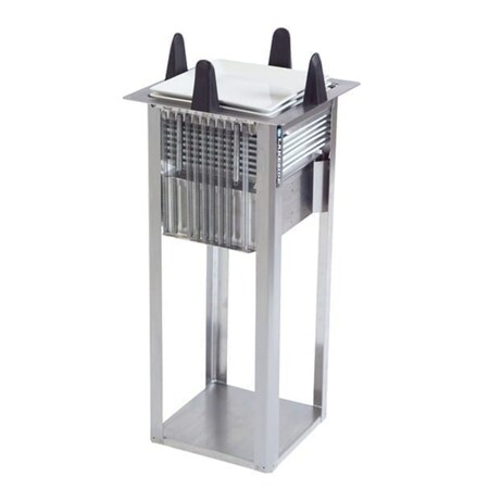 Lakeside Regular Open Drop-In Square Plate Dispenser; 5" to 5-3/4" S4006