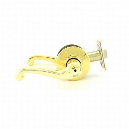 Schlage Commercial Bright Brass Privacy S40FLA605LH S40FLA605LH