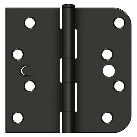Deltana Oil Rubbed Bronze Door and Butt Hinge S44058TT10B-RH