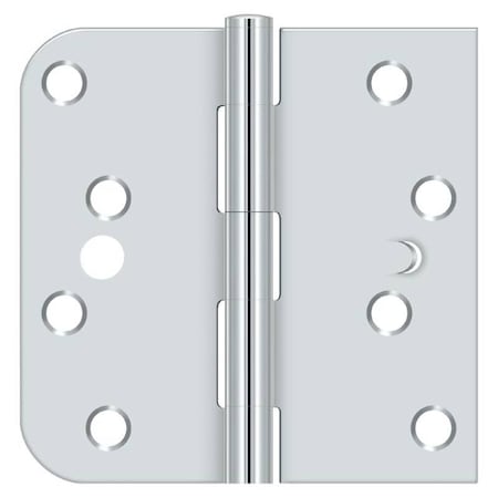 Deltana Bright Chrome Square Hinge S44058TT26-LH