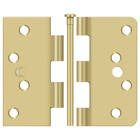 Deltana Satin Brass Door and Butt Hinge S44058TT4-UN