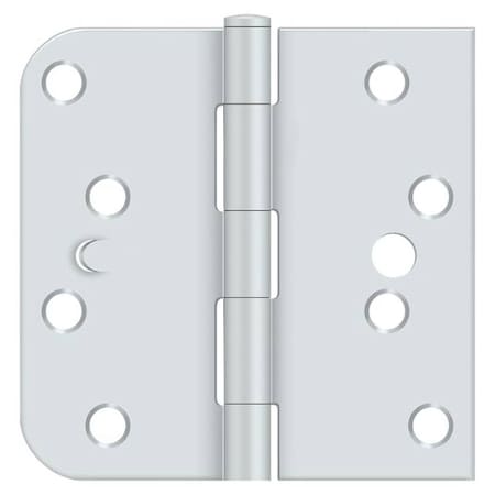 Deltana White Square Hinge, Holes per Leaf: 4 S44058TTUSPW-LH