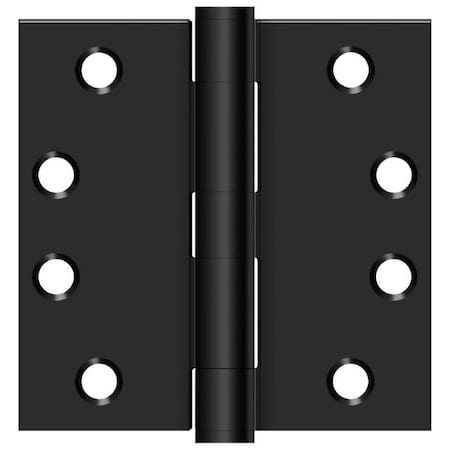 Deltana Black Square Hinge S44HD1B