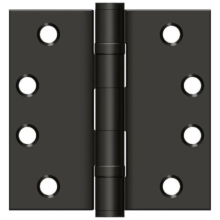 Deltana Oil Rubbed Bronze Door and Butt Hinge S44HDBB10B
