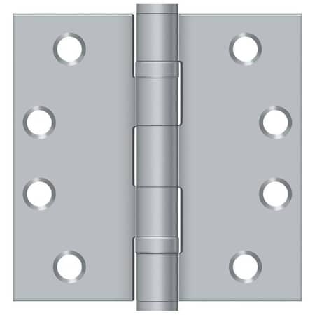 Deltana Satin Chrome Square Hinge S44HDBB26D