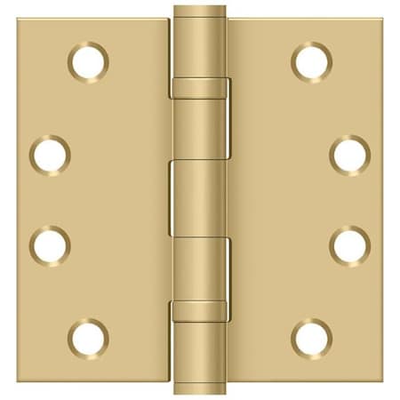 Deltana Satin Brass Square Hinge S44HDBB4