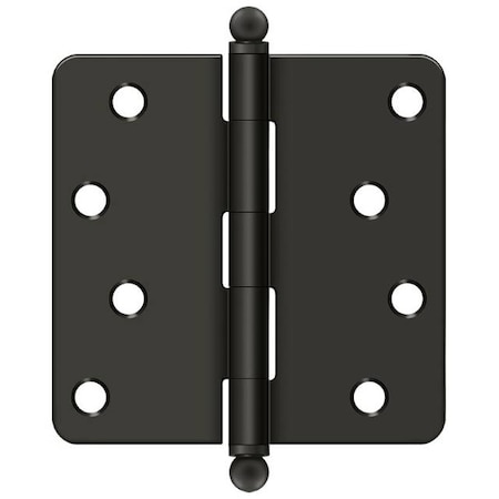 Deltana Oil Rubbed Bronze Door and Butt Hinge S44R410B-BT