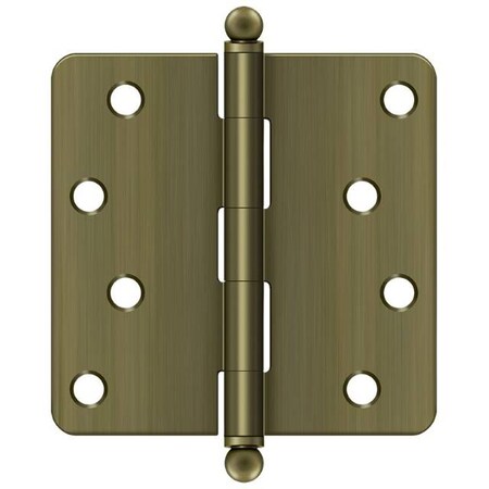 Deltana Antique Brass Radius Hinge S44R45-BT