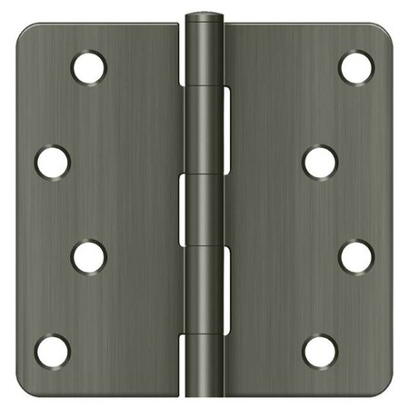 Deltana Antique Nickel Door and Butt Hinge S44R4BK15A