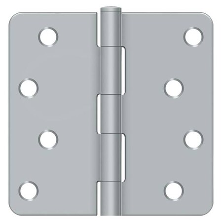 Deltana Satin Chrome Radius Hinge S44R4BK26D