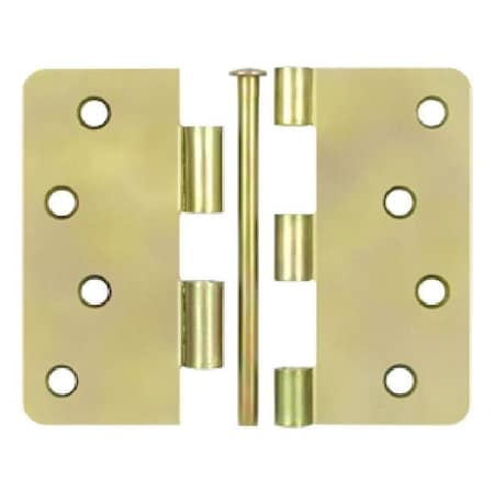 Deltana Zinc Dichromate Door and Butt Hinge S44R4BK2D-UN