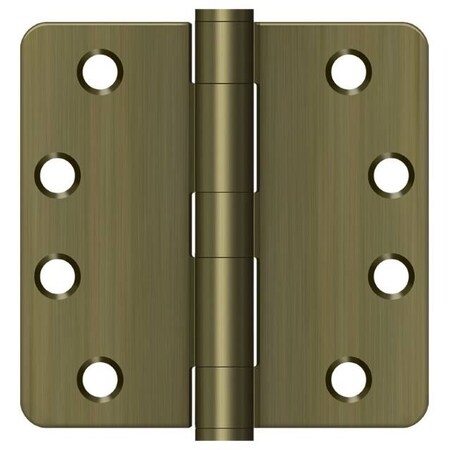 Deltana Antique Brass Radius Hinge S44R4HD5