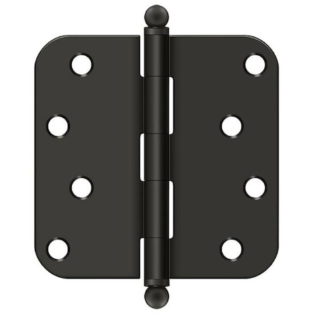 Deltana Oil Rubbed Bronze Radius Hinge S44R510B-BT