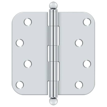 Deltana Bright Chrome Door and Butt Hinge S44R526-BT