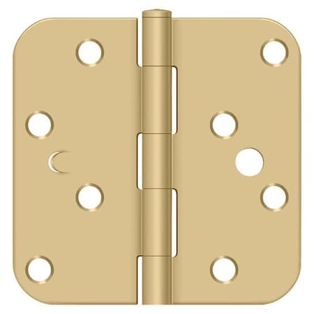 Deltana Satin Brass Door and Butt Hinge S44R54BMS