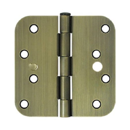 Deltana Antique Brass Radius Hinge S44R55-SEC