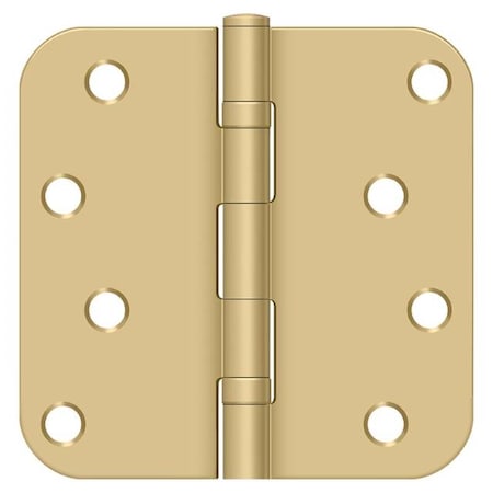 Deltana Satin Brass Door and Butt Hinge S44R5BB4