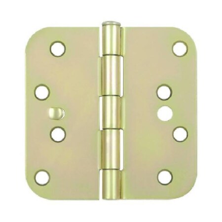 Deltana Zinc Dichromate Radius Hinge, Holes per Leaf: 4 S44R5BK2D-S