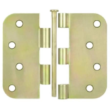 Deltana Zinc Dichromate Door and Butt Hinge S44R5BK2D-UN