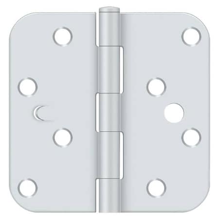 Deltana White Radius Hinge, Holes per Leaf: 4 S44R5USPWBMS