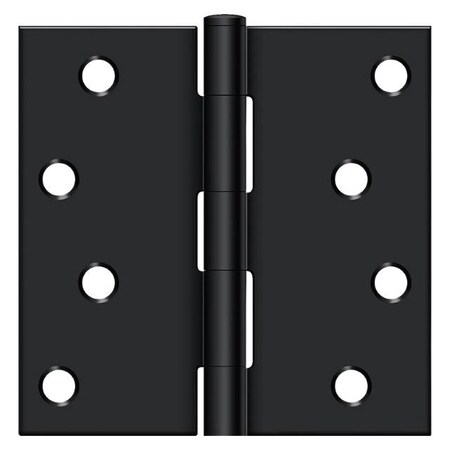 Deltana Black Square Hinge S44U1B-R