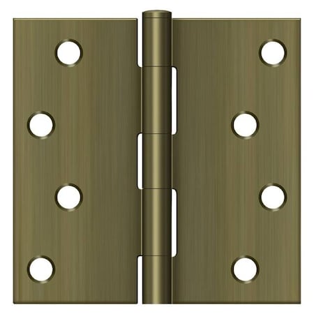 Deltana Antique Brass Door and Butt Hinge S44U5-R