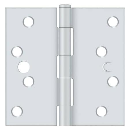 Deltana White Square Hinge S44USPW-RS