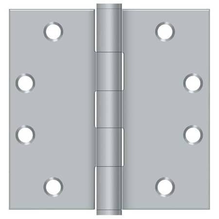 Deltana Satin Chrome Square Hinge S45U26D