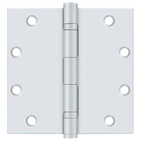 Deltana White Square Ball Bearing Hinge S55BBUSPW