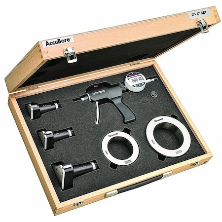 Starrett AccuBore Electronic Bore Gage, 2"-4" S781BXTFZ