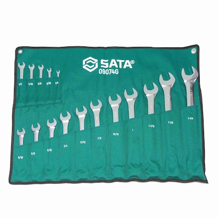 Sata SAE Combination Wrench Set, 16 Pc. ST09074G