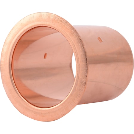 Sharkbite Push-Fit Fitting, 2 in Tube Size, Copper, Brass SBTL54